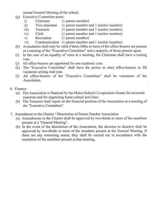 Constitution of Parent-Teacher Association
